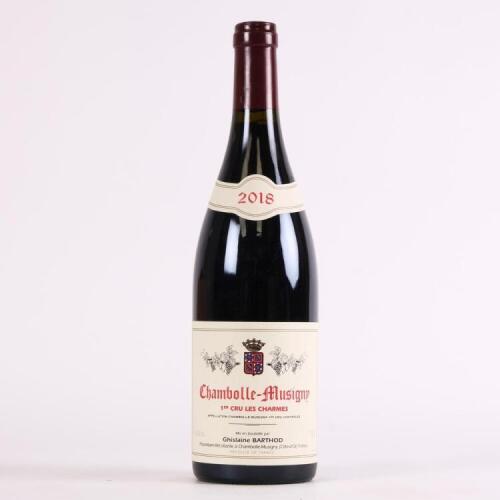 (1) 2018 Domaine Ghislaine Barthod Chambolle Musigny Les Charmes 1er Cru, Cote de Nuits