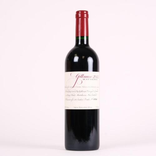 (1) 2012 Gillman Vineyard Red, Matakana