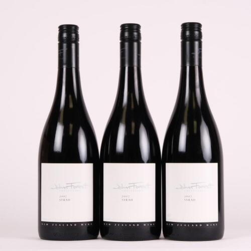 (3) 2007 John Forrest Collection Syrah, Gimblett Gravels