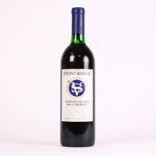 (1) 1990 Stonyridge Vineyard Larose, Waiheke