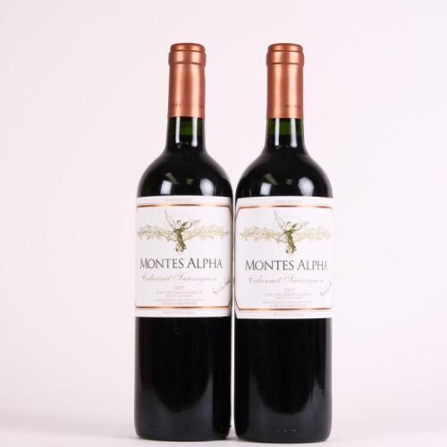 (2) 2007 Montes Alpha Cabernet Sauvignon, Colchagua Valley, Chile