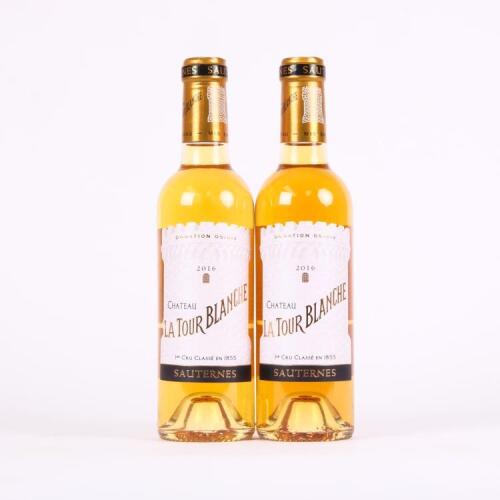(2) 2016 Chateau La Tour Blanche 375ml