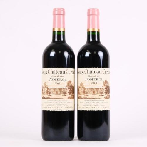 (2) 2008 Vieux Chateau Certan, Pomerol