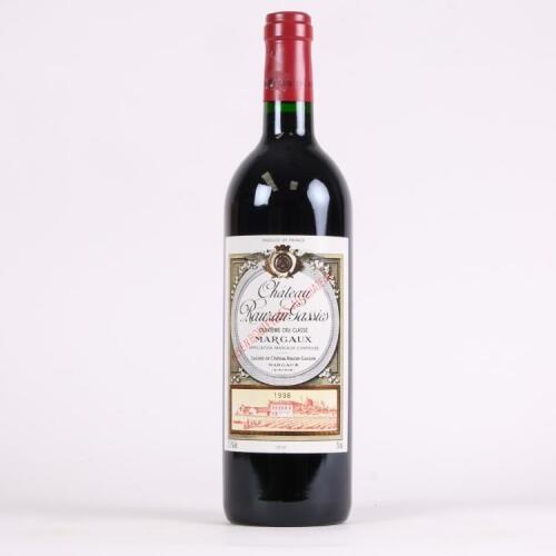 (1) 1996 Chateau Rauzan Gassies 2eme Cru Classe, Margaux