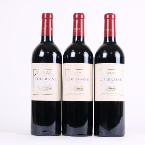 (3) 2018 Te Mata Estate Coleraine, Hawkes Bay