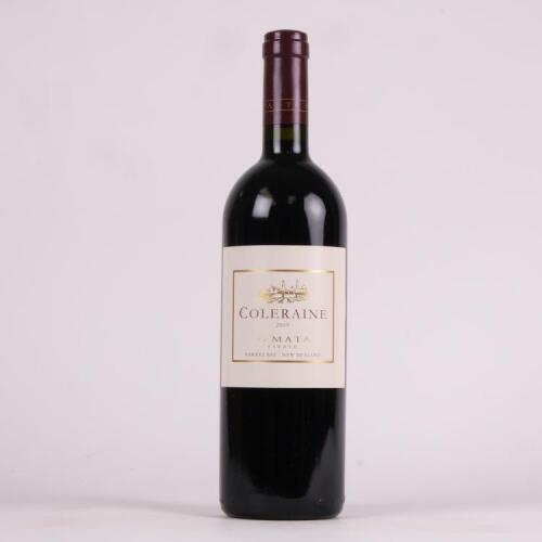 (1) 2009 Te Mata Estate Coleraine, Hawkes Bay