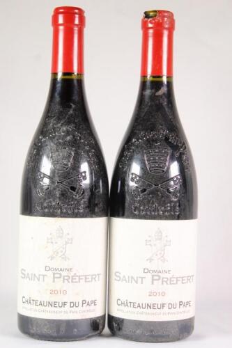 (2) 2010 St Prefert Chateauneuf du Pape