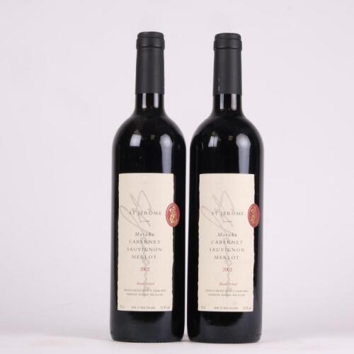 (2) 2002 St Jerome Matuka Cabernet Sauvignon/Merlot, Henderson
