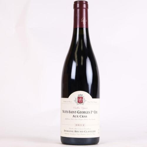 (1) 2012 Domaine Bruno Clavelier Nuits St Georges Aux Cras 1er Cru, Cote de Nuits *