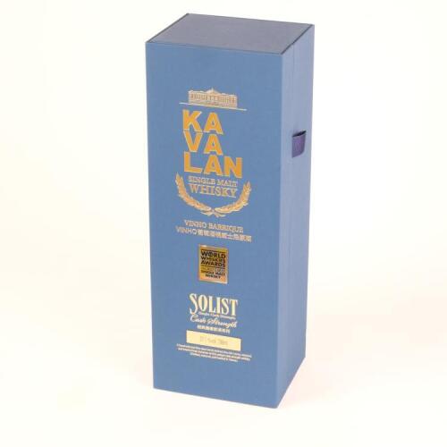 (1) Kavalan The Solist Single Malt Whisky 700ml, Taiwan