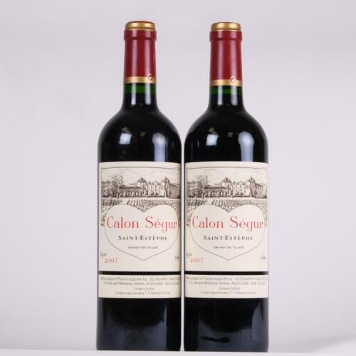 (2) 2007 Chateau Calon Segur 3eme Cru Classe, St Estephe