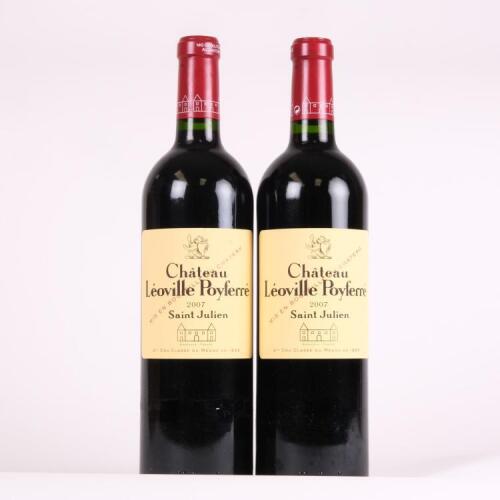 (2) 2007 Chateau Leoville Poyferre 2eme Cru Classe, St Julien