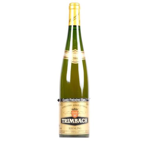 (1) 2004 Trimbach Cuvee Frederic Emile Riesling