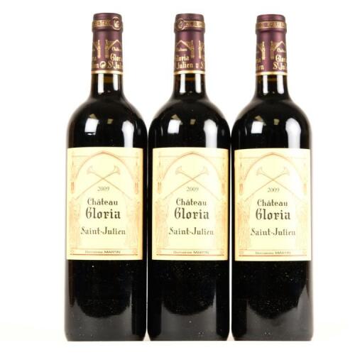 (3) 2009 Chateau Gloria, St Julien