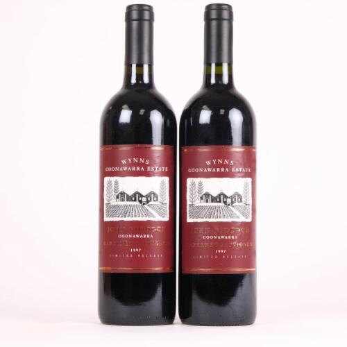 (2) 1997 Wynn's John Riddoch Cabernet Sauvignon, Coonawarra SA