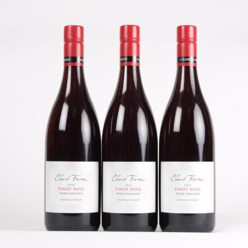 (3) 2016 Chard Farm Viper Pinot Noir, Central Otago