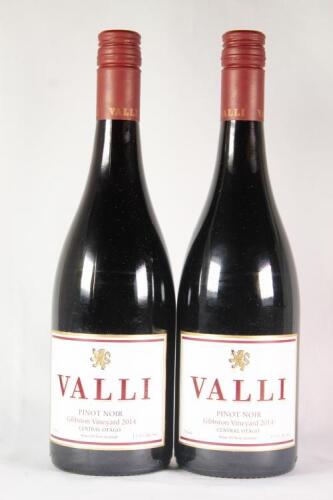 (2) 2014 Valli Pinot Noir, Gibbston Valley