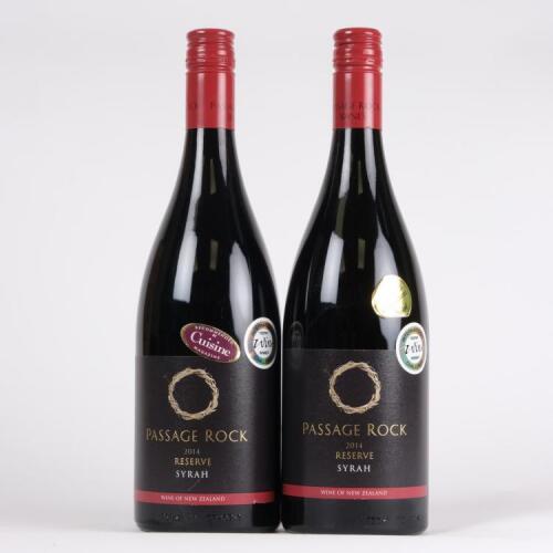 (2) 2014 Passage Rock Reserve Syrah, Waiheke
