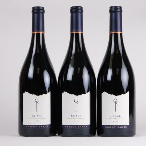 (3) 2015 Craggy Range Le Sol, Gimblett Gravels