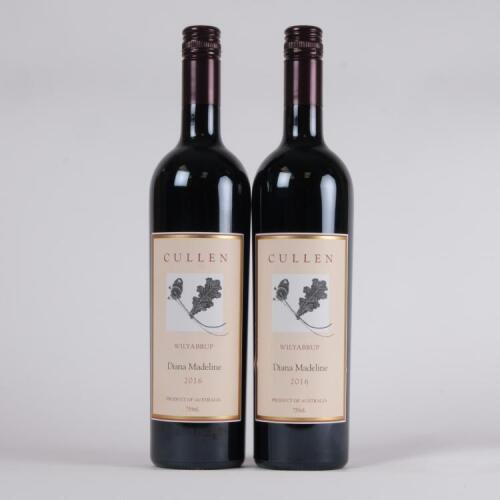 (2) 2016 Cullen Wilybrup Diana Madeline Cabernet Sauvignon, Margaret River WA