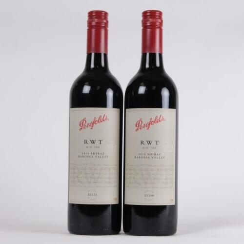 (2) 2014 Penfolds RWT Bin 798 Shiraz, Barossa SA