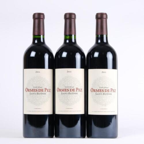 (3) 2011 Chateau Ormes de Pez, St Estephe