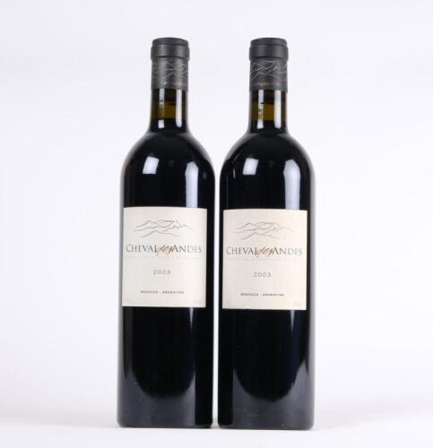 (2) 2003 Cheval des Andes, Mendoza Argentina