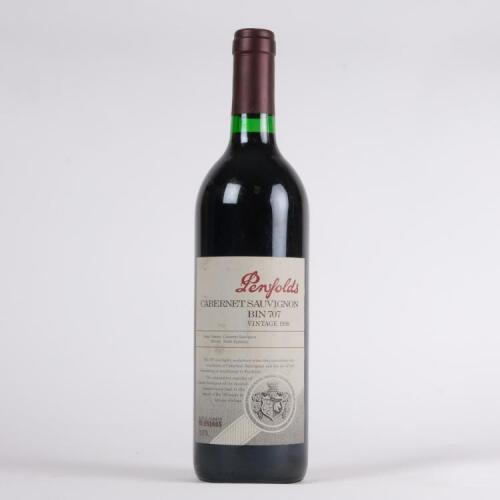 (1) 1998 Penfolds Bin 707 Cabernet Sauvignon, South Australia