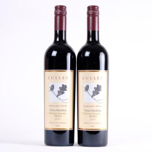 (2) 2003&nbsp;Cullen Diana Madeline Cabernet Sauvignon, Margaret River WA