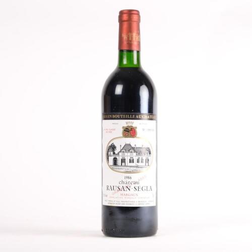 (1) 1986 Chateau Rausan Segla 2eme Cru Classe, Margaux
