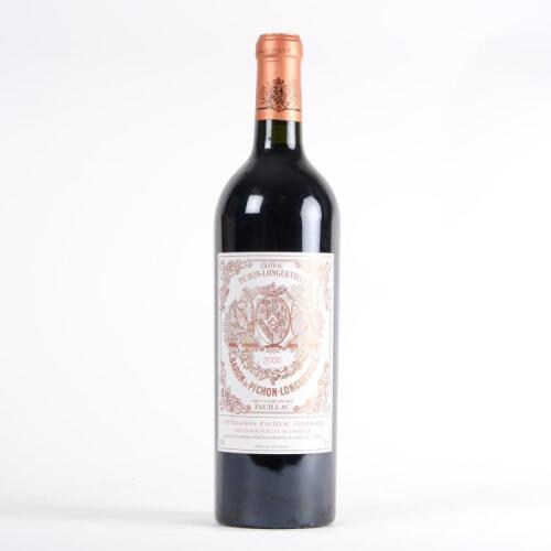 (1) 2000 Chateau Pichon-Longueville au Baron de Pichon-Longueville 2eme Cru Classe, Pauillac