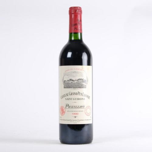 (1) 1990 Chateau Grand Puy Lacoste 5eme Cru Classe, Pauillac