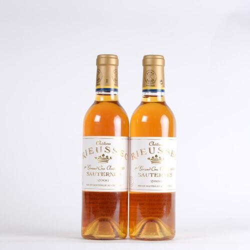 (2) 2006 Chateau Rieussec 375ml