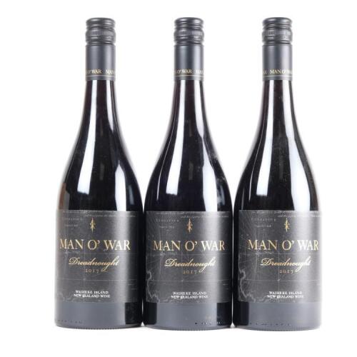 (3) 2017 Man o' War&nbsp;Dreadnought Syrah, Waiheke