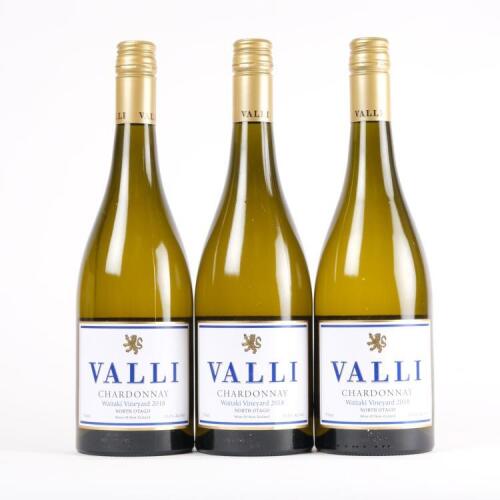 (3) 2018 Valli Chardonnay, Waitaki