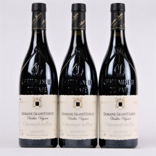 (3) 2007 Domaine Grand Veneur Vieilles Vignes Chateauneuf du Pape
