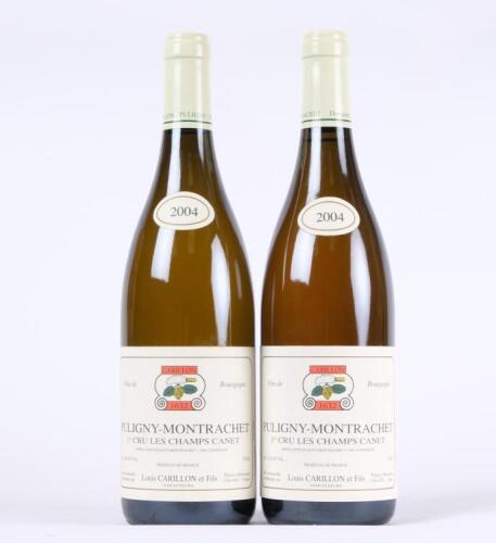 (2) 2004 Louis Carillon Puligny-Montrachet les Champs Canet 1er Cru, Cote de Beaune