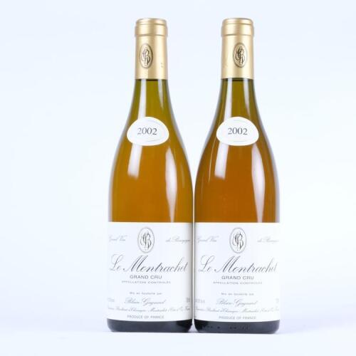 (2) 2002 Domaine Blain-Gagnard Le Montrachet Grand Cru, Cote de Beaune