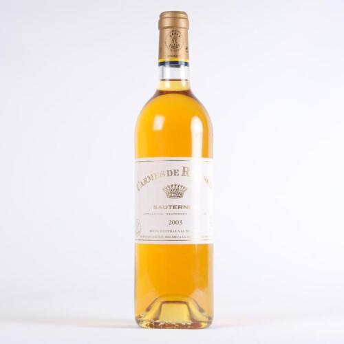 (1) 2003 Carmes de Rieussec