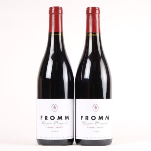 (2) 2014 Fromm Clayvin Pinot Noir, Marlborough