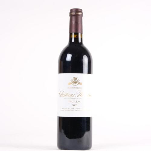 (1) 2003 Chateau Pibran, Pauillac