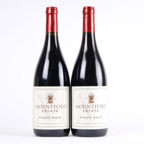 (2) 2012 Mountford Estate Pinot Noir, Waipara