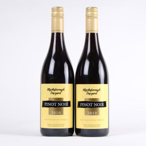 (2) 2010 Martinborough Vineyards Pinot Noir, Martinborough