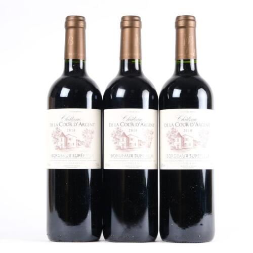(3) 2010 Chateau de la Cour d'Argent, Bordeaux Superior
