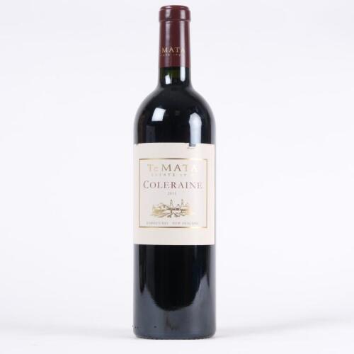 (1) 2011 Te Mata Estate Coleraine, Hawkes Bay