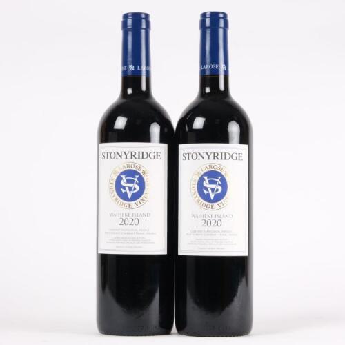 (2) 2020 Stonyridge Vineyard Larose, Waiheke