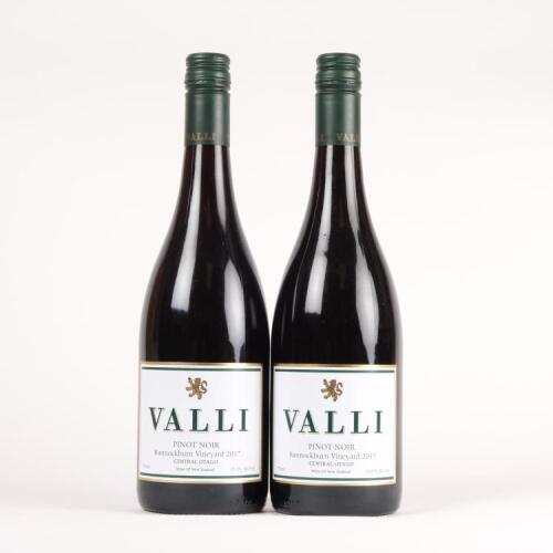 (2) 2017 Valli Pinot Noir, Bannockburn