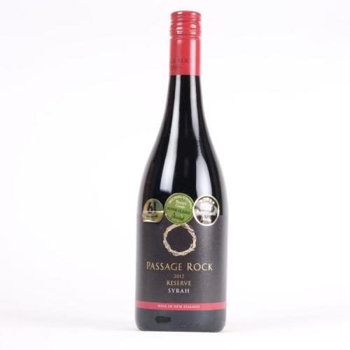 (1) 2012 Passage Rock Reserve Syrah, Waiheke