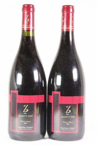 (2) 2001 Quartz Reef Pinot Noir, Central Otago