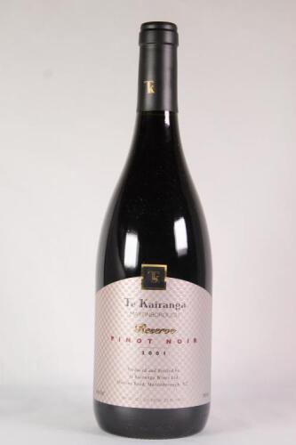 (1) 2001 Te Kairanga Reserve Pinot Noir, Martinborough